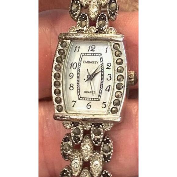 VTG Women\'s Deco Style Embassy by Gruen Watch GEM9049L, MOP Face main image 4